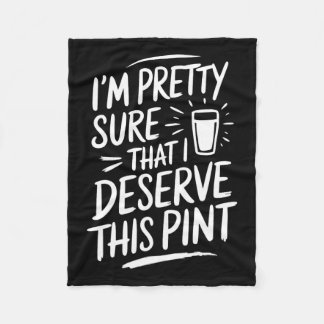 St Patricks Day Irish Pride Funny Kleeblatt Parade Fleecedecke