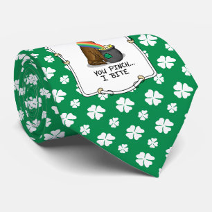St. Patrick's Day Irish Setter Dog (rot 1) Funny Krawatte