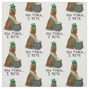 St. Patrick's Day Irish Setter Dog (rot 1) Funny Stoff