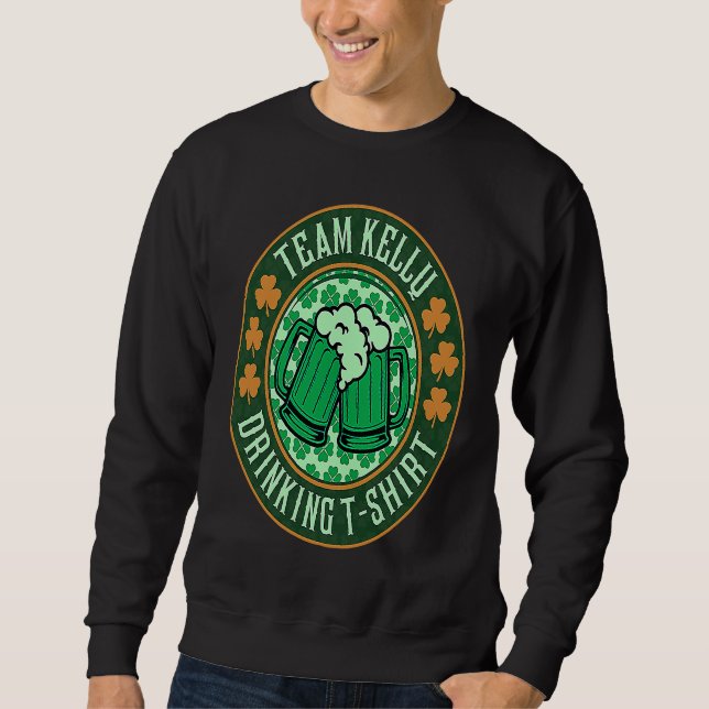 St Patrick's Day Irish Team Ou2019Brien Drinking B Sweatshirt (Vorderseite)