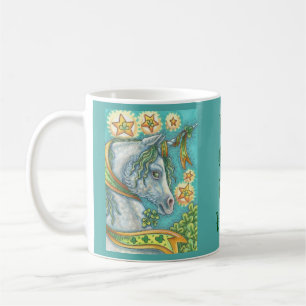 ST. PATRICK'S DAY IRISH UNICORN TASSE *Anpassen