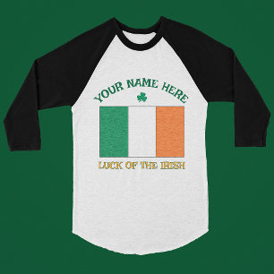 St. Patricks Day Irland Flagge Benutzername Shamro T-Shirt