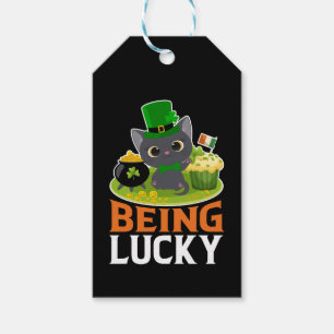 St. Patrick's Day ist glücklich Geschenkanhänger