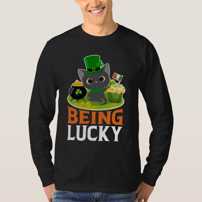 St. Patrick's Day ist glücklich T-Shirt (Vorderseite)