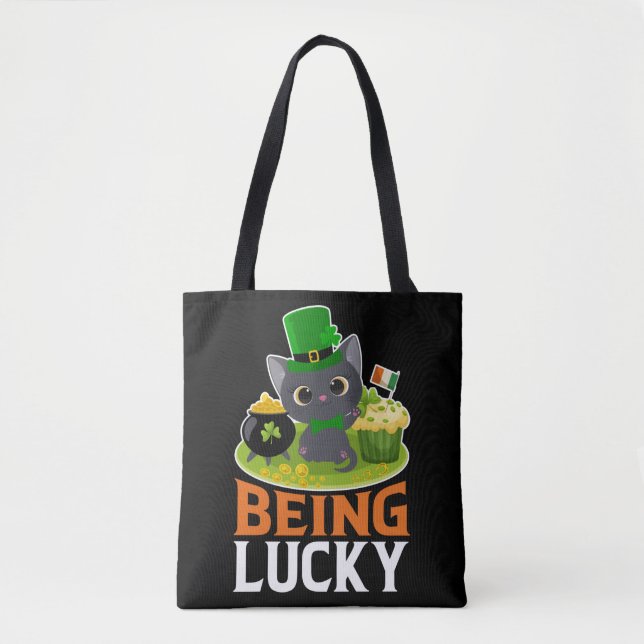St. Patrick's Day ist glücklich Tasche (Vorderseite)