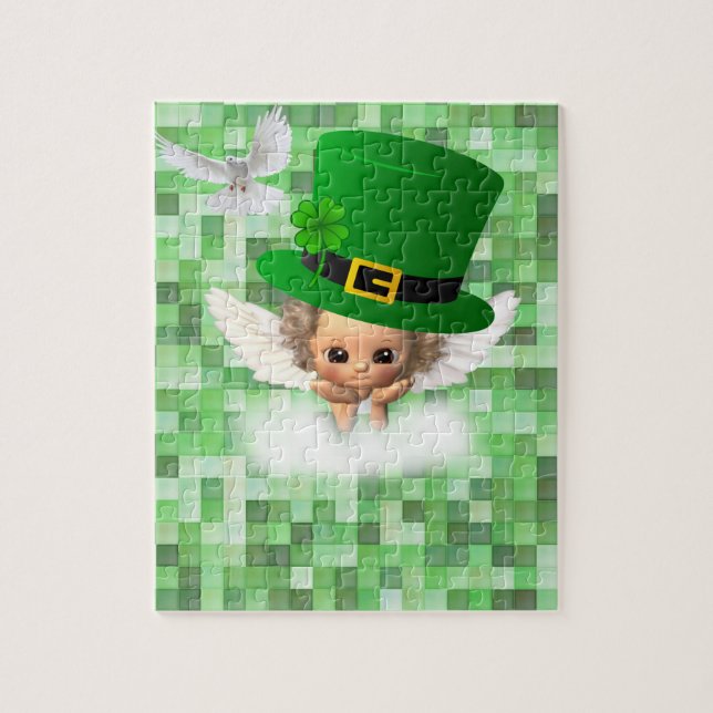 St. Patrick's Day Jigsaw Puzzle Angel (Vertikal)