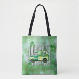 St. Patrick's Day Karierter Vintager Lkw Tasche