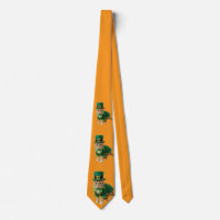 St. Patricks Day Katze Orange 
