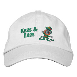 St. Patricks Day Kegs & Eggs Hat Bestickte Baseballkappe
