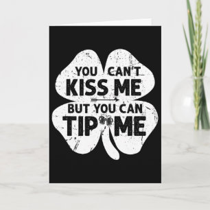 St. Patricks Day Kellnerin Rtender Kellner Tipps S Karte