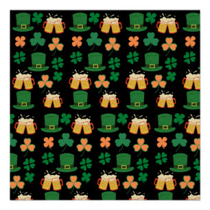 St. Patrick's Day keltisches, irisches lustiges Bi Poster