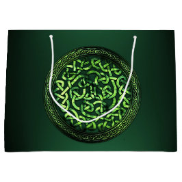 St. Patrick's Day - keltisches Muster Große Geschenktüte