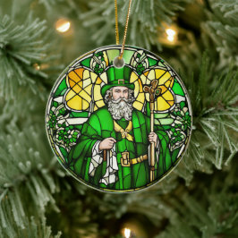 St Patricks Day Keramik Ornament