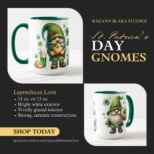 St. Patrick's Day Keramik-Tasse Tasse