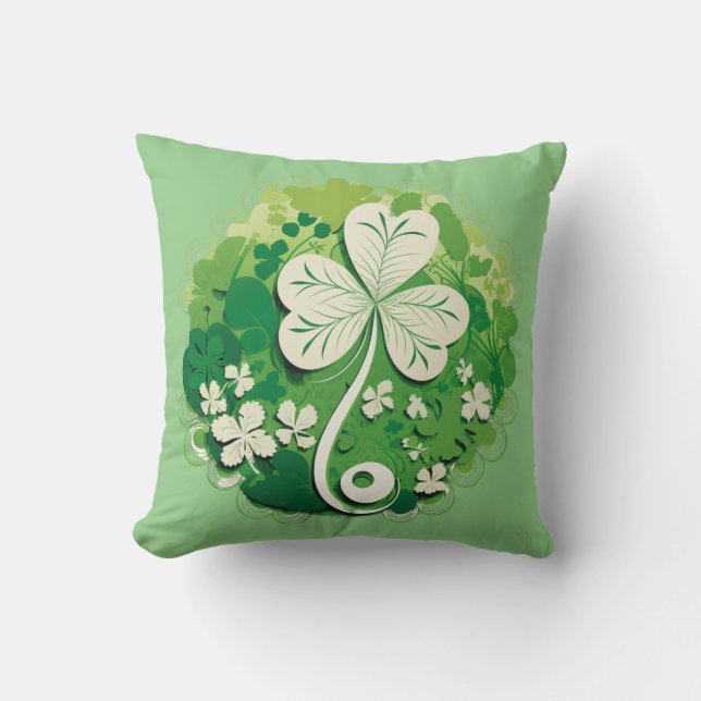 St Patricks Day Kissen (Vorderseite)