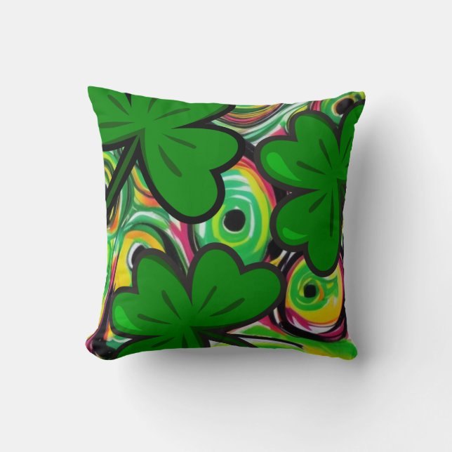 St. Patrick's Day Kissen (Vorderseite)