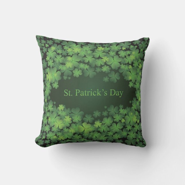 St. Patrick's Day Kissen (Vorderseite)