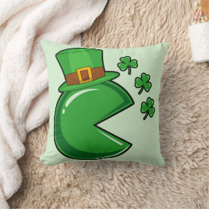"St. Patrick's Day Kissen - Fun Green Cartoon