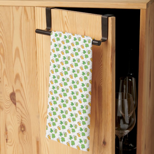 St. Patrick's Day Kitchtuch Geschirrtuch (Drittel gefaltet)