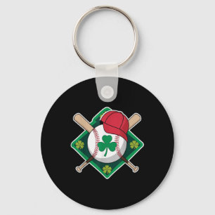St Patricks Day Kleeblatt Baseball Irish for Kids Schlüsselanhänger