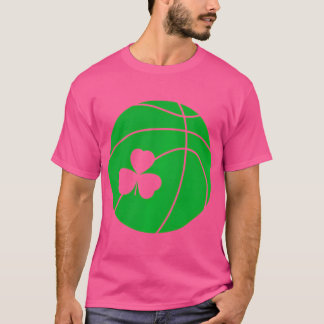 St Patricks Day Kleeblatt Basketball Irish T-Shirt