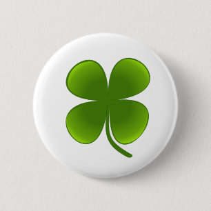 St. Patrick's Day - Kleeblatt Button