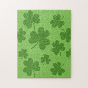 St Patrick's Day Kleeblatt Clover Pattern
