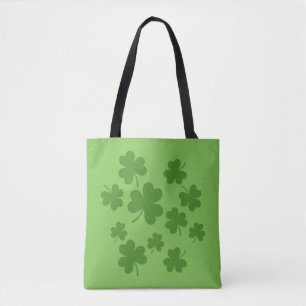 St Patrick's Day Kleeblatt Clover Pattern Tasche