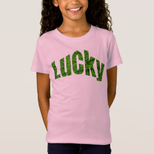 St. Patricks Day Kleeblatt Girls T-Shirt