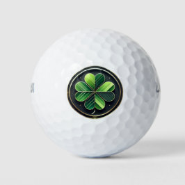 St. Patrick's Day Kleeblatt Green Clover Golfball