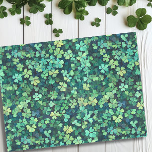 St. Patrick's Day Kleeblatt Green Clover Seidenpapier