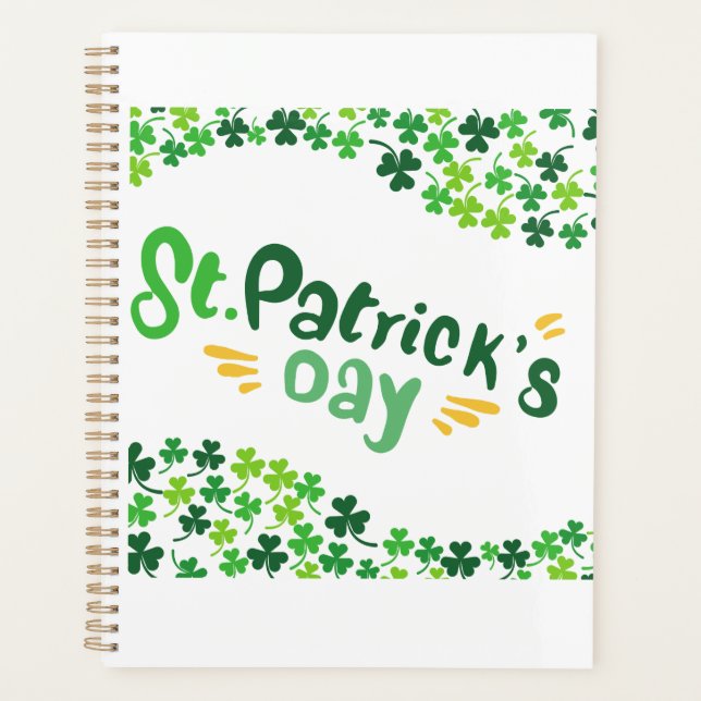 St. Patrick's Day, Kleeblatt, irisch Planer (Vorderseite)