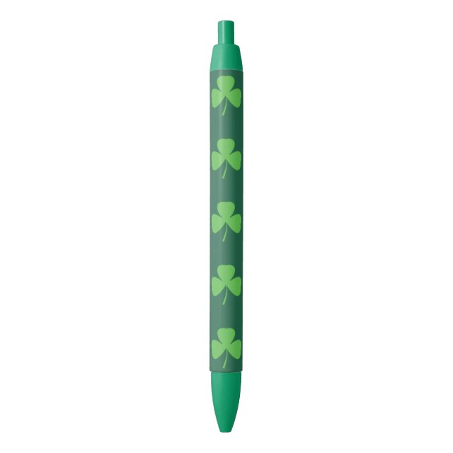 St. Patrick's Day Kleeblatt Irish Pen Geschenk Kugelschreiber (Vorderseite Vertikal)