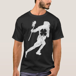 St Patricks Day Kleeblatt Lacrosse Saint Paddys T-Shirt