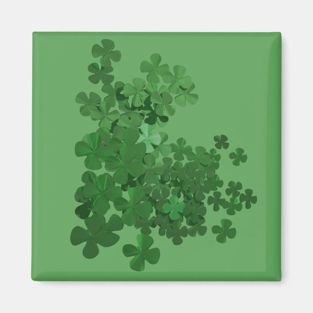 St. Patrick's Day Kleeblatt Magnet (Vorne)