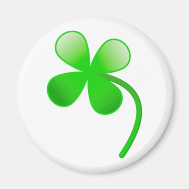 St. Patrick's Day Kleeblatt Magnet (Vorne)