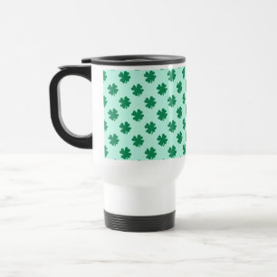 St. Patrick's Day Kleeblatt-Muster-54602 Reisebecher