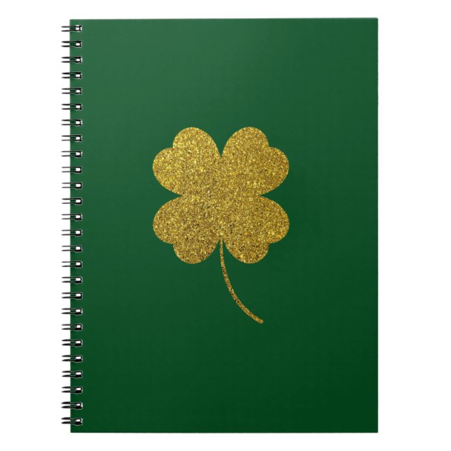 St. Patrick's Day Kleeblatt Notizblock (Vorderseite)
