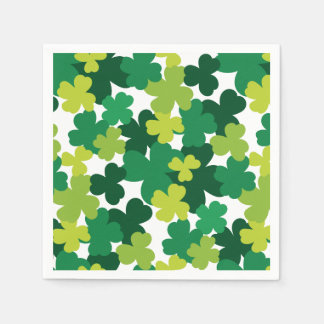 St. Patrick's Day Kleeblatt Pattern Serviette