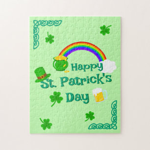 St. Patrick's Day Kleeblatt Pot of Gold Celtic Kno