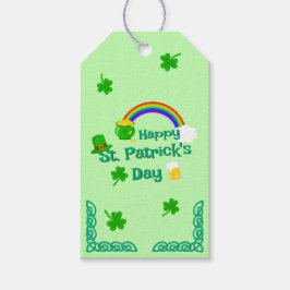 St. Patrick's Day Kleeblatt Pot of Gold Celtic Kno Geschenkanhänger