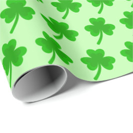 St. Patrick's Day Kleeblatt Pot of Gold Celtic Kno Geschenkpapier