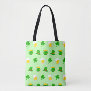 St. Patrick's Day Kleeblatt Pot of Gold Celtic Kno Tasche