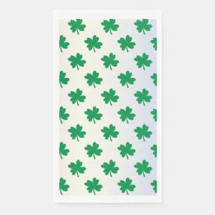 St. Patrick's Day Kleeblatt Serviette