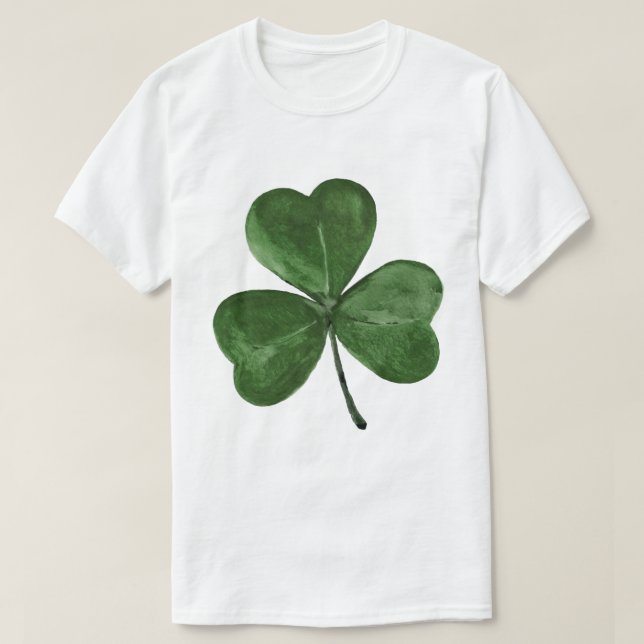 St. Patrick's Day Kleeblatt T-Shirt (Design vorne)