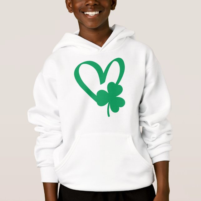 St Patrick's Day Kleeblatt T - Shirt (Vorderseite)