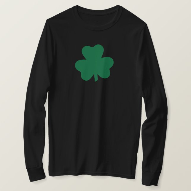 St Patrick's Day Kleeblatt T-Shirt (Design vorne)