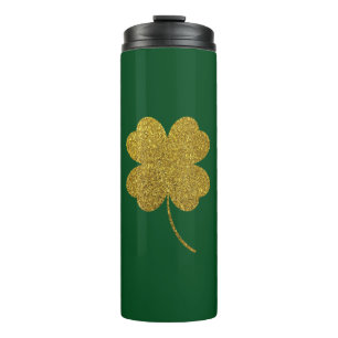 St. Patrick's Day Kleeblatt Thermosbecher