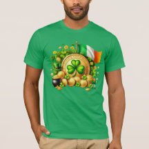 St. Patrick's Day Kleeblatt und Gold Irish