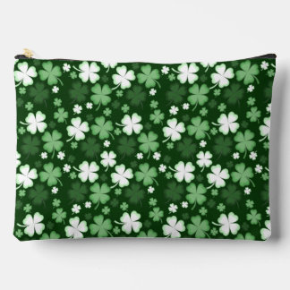 St. Patrick's Day Kleeblätter Zubehörtasche